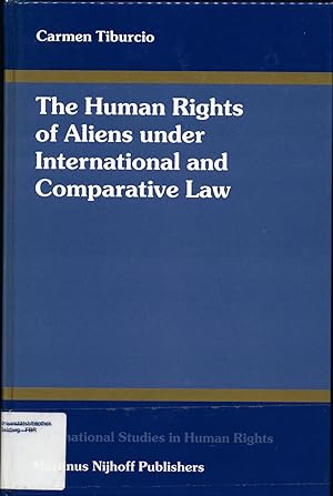 Imagen del vendedor de The Human Rights of Aliens under International and Comparative Law a la venta por avelibro OHG