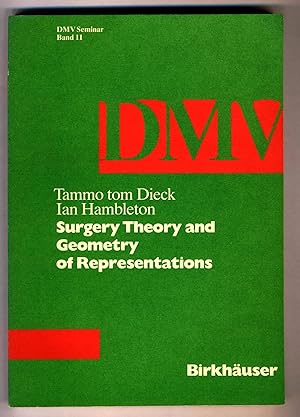 Immagine del venditore per Surgery Theory and Geometry of Representations DMV Seminar ; Band 11 venduto da avelibro OHG