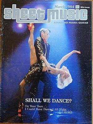 Sheet Music Magazine: March 1984 Volume 8, Number 3 (Standard Piano/ Guitar)