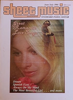 Sheet Music Magazine: June/July1984 Volume 8, Number 5 (Standard Piano/ Guitar)