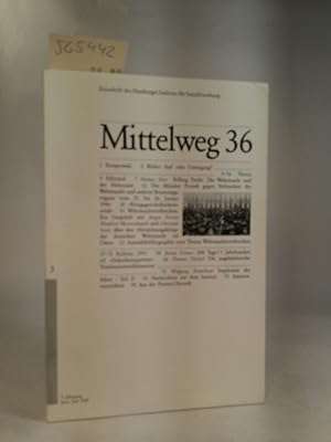 Seller image for Mittelweg 36, 3. Jahrgang, Juni/ Juli 1994 Zeitschrift des Hamburger Instituts fr Sozialforschung for sale by ANTIQUARIAT Franke BRUDDENBOOKS