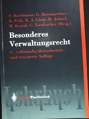 Seller image for Besonderes Verwaltungsrecht. Springers Kurzlehrbcher der Rechtswissenschaft for sale by books4less (Versandantiquariat Petra Gros GmbH & Co. KG)