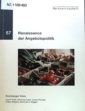 Bild des Verkufers fr Renaissance der Angebotspolitik. Kronberger Kreis, 57; zum Verkauf von books4less (Versandantiquariat Petra Gros GmbH & Co. KG)