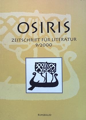 Seller image for Ezra Pound. Osiris. Zeitschrift fr Literatur und Kunst 9 for sale by books4less (Versandantiquariat Petra Gros GmbH & Co. KG)
