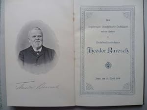 Zum 50jährigen Buchdrucker-Jubiläum unseres Vaters des Buchdruckereibesitzers Theodor Buresch.