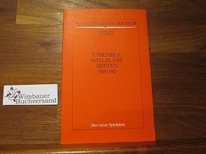 Bild des Verkufers fr Ensemble Spielplan Mieten 1981/82 zum Verkauf von Antiquariat im Kaiserviertel | Wimbauer Buchversand