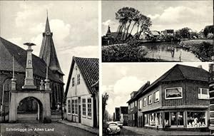 Bild des Verkufers fr Ansichtskarte / Postkarte Estebrgge Jork im Alten Land, Tor, Ortspartie, Wasserpartie zum Verkauf von akpool GmbH