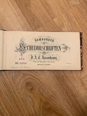 Hamburger Schulvorschriften 1880 Heft II. 10. Auflage Lehrer an der Realschule des Johanneums