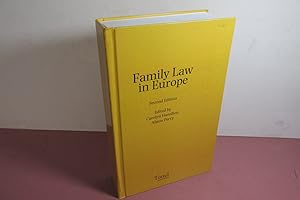 Image du vendeur pour Family Law in Europe by Carolyn Hamilton, Alison Perry, 2002, 2nd, Tottel Publ. mis en vente par Devils in the Detail Ltd