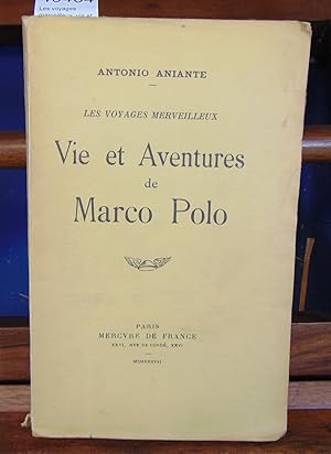 Imagen del vendedor de Les voyages merveilleux. vie et aventures de Marco Polo. Avec un envoi de l'auteur a la venta por librairie le vieux livre