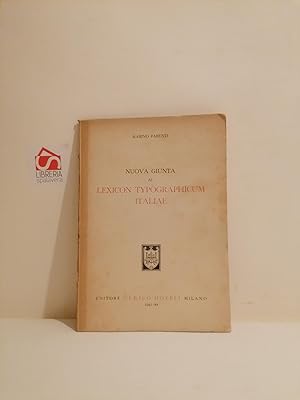 Nuova giunta al Lexicon Typographicum Italiae