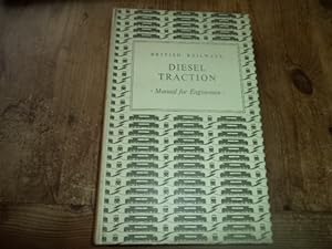 Seller image for British Railways Diesel Traction Manual for Enginemen for sale by Terry Blowfield