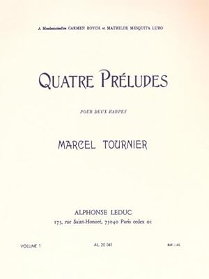 Bild des Verkufers fr 4 prludes op.16 vol.1 (nos.1-2)pour 2 harpes zum Verkauf von AHA-BUCH GmbH