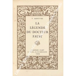 Bild des Verkufers fr La legende du docteur Faust zum Verkauf von Libreria Antiquaria Giulio Cesare di Daniele Corradi