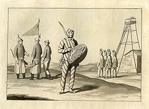 Bild des Verkufers fr Antique Print-WARRIORS-COSTUMES-CHINA-PL.XXIII.-Ferrario-Bigatti-c.1827 zum Verkauf von Pictura Prints, Art & Books