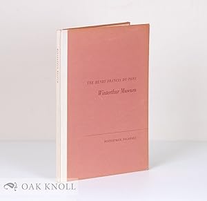 Image du vendeur pour SELECTION OF AMERICAN INTERIORS 1640-1840 IN THE HENRY FRANCIS DU PONT WINTERTHUR MUSEUM, WINTERTHUR, DELAWARE.|A mis en vente par Oak Knoll Books, ABAA, ILAB