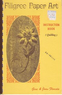 Filigree Paper Art Instruction Book (Quilling)