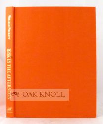 Seller image for RISK IN THE AFTERNOON, SOME OF THE PLEASURES AND PERILS OF FOXCHASING for sale by Oak Knoll Books, ABAA, ILAB