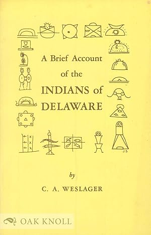 Bild des Verkufers fr BRIEF ACCOUNT OF THE INDIANS OF DELAWARE.|A zum Verkauf von Oak Knoll Books, ABAA, ILAB