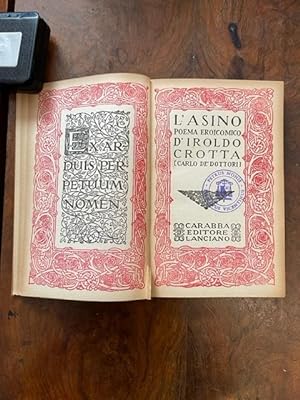 L'Asino poema eroicomico d'Iroldo Crotta (Carlo De' Dottori) a cura di Alfredo Toaff