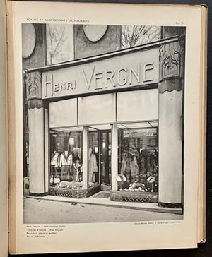 Modern French Shop-Fronts and Their Interiors (Complete with 54 Plates)