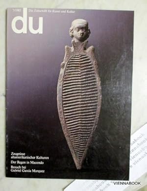 du. Die Zeitschrift für Kunst und Kultur. 7/1985, Nr. 533