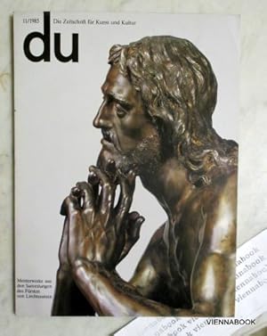 du. Die Zeitschrift für Kunst und Kultur. 11/1985, Nr. 537