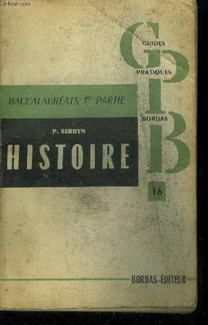 Seller image for Histoire. 1re partie for sale by Le-Livre