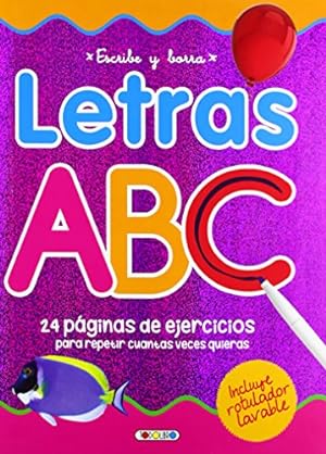 Bild des Verkufers fr Escribe y borra letras ABC. Edad: 3+ zum Verkauf von La Librera, Iberoamerikan. Buchhandlung