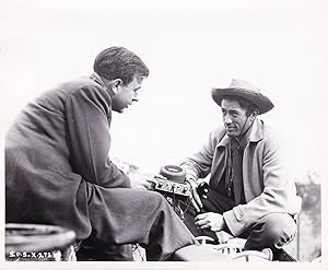 Image du vendeur pour Duel in the Sun (Original photograph of Gregory Peck and King Vidor on the set of the 1946 Western film) mis en vente par Royal Books, Inc., ABAA