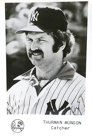 Seller image for THURMAN MUNSON NEW YORK YANKEES PHOTO 3 OF 3 8'' x 10'' inch Photograph for sale by Rare Book Cellar