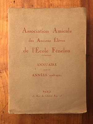 Image du vendeur pour Annuaire pour les annes 1928-1929 de l'Association Amicale des Anciens Elves de Fnelon mis en vente par Librairie des Possibles