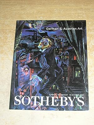 Sotheby's London German & Austrian Art Wednesday 18 October 2000