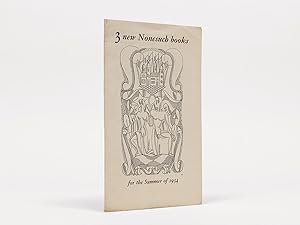 3 new Nonesuch books for the summer of 1934.