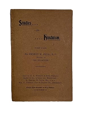 Seller image for Studies In Hinduism; First Part for sale by Archives Fine Books (ANZAAB, ILAB)