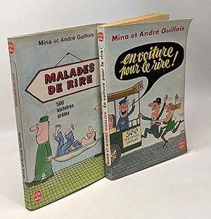 Malades de rire + En voiture pour le rire! -- 2 livres