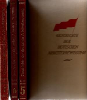 Geschichte der deutschen Arbeiterbewegung. 1--3.Teil 1836-1870 und 1871-1918 und 1918-1946. 3 Bände!