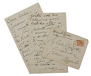 Image du vendeur pour Autograph letter signed ("Gi[a]co[mo]"). mis en vente par Antiquariat INLIBRIS Gilhofer Nfg. GmbH