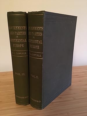 Seller image for Governments and Parties in Continental Europe [Two Volumes] for sale by Kerr & Sons Booksellers ABA