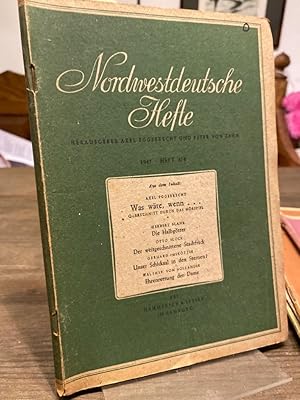 Imagen del vendedor de Nordwestdeutsche Hefte Heft 3/4, 2. Jahrgang 1947. a la venta por Altstadt-Antiquariat Nowicki-Hecht UG