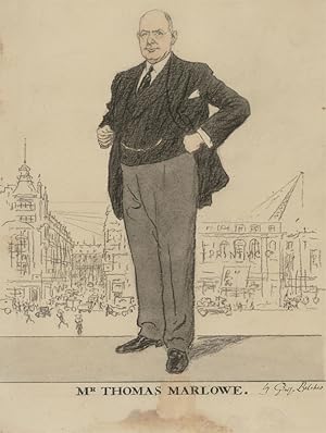 Seller image for George Belcher RA (1875-1947) - Early 20th Century Charcoal, Mr. Thomas Marlowe for sale by Sulis Fine Art