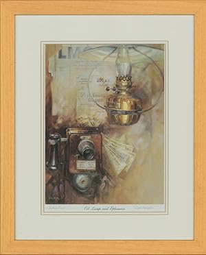 David Weston (1935-2011) - Contemporary Digital Print, Oil Lamp and Ephemera