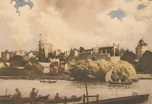 Seller image for Joseph Kirkpatrick (1872-1936) - Early 20th Century Aquatint, Windsor Castle for sale by Sulis Fine Art