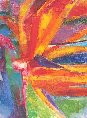 Seller image for John Ivor Stewart PPPS (1936-2018) - Contemporary Oil, Bird of Paradise Flower for sale by Sulis Fine Art