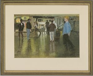 Barbara P. Morgan - Framed 20th Century Pastel, Euston Station