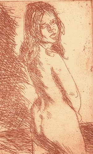 Seller image for Ronald Olley (b.1923) - c. 2000 Etching, The Expressive Nude for sale by Sulis Fine Art