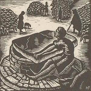 Hermann Fechenbach (1897-1986) - c.1935 Woodcut, Old Testament Figure