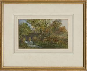 Bild des Verkufers fr William Howard Yorke IOM (1847-1921) - 1919 Watercolour, Old Bridge, Selby zum Verkauf von Sulis Fine Art