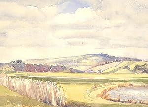 Seller image for Jean Wyatt (b.1900) - c.1950 Watercolour, The Ponds at Pett Level for sale by Sulis Fine Art