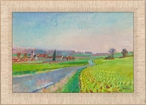 Seller image for John Ivor Stewart PPPS (1936-2018) - Signed Oil, Summer in the Country for sale by Sulis Fine Art